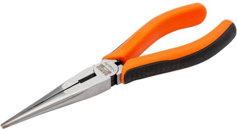 Bahco Flachrundzange mit 2-Komponenten-Griffen, lackiert 165 mm