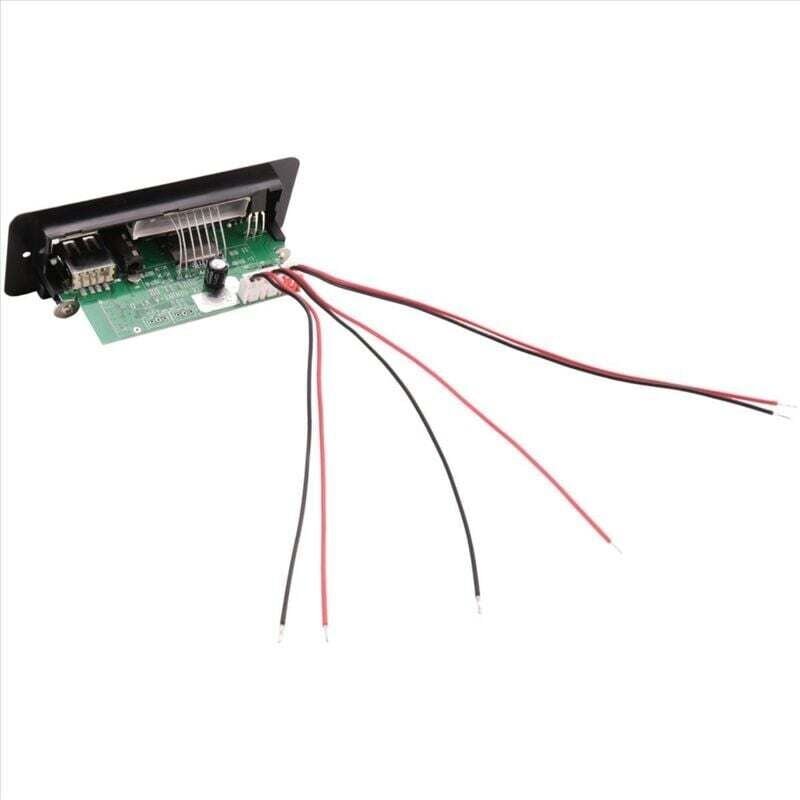 Set bestehend aus 2 Verstärkern (2 x 25 W, gesamt 50 W), MP3-Player, Decoder, 5 V–12 V, Bluetooth 5.0, FM-Radiomodul für...