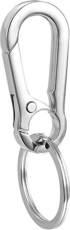 Karabiner-Schlüsselanhänger, Metall-Karabiner-Schlüsselanhänger für Herren, zur Befestigung an Rucksäcken und Autoschlüs...