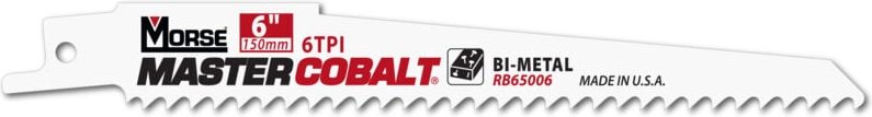 Säbelsägen MASTER COBALT 6" 035 6T 5PK Morse-RB63506T05