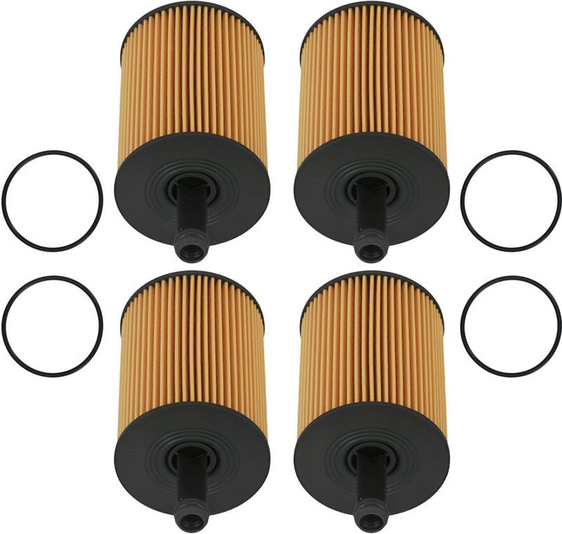 4 Ölfilter HU719/7X for Audi TT A3 VW Golf Jetta CC 2004-2014 071115562C