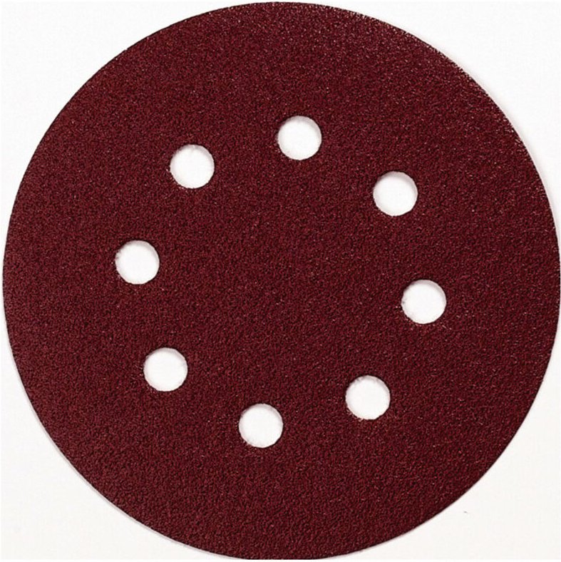 Schleifscheiben Ø125 mm Red Velcro Grain 100 Holz/Metall (10 Stk.) Makita P-43561