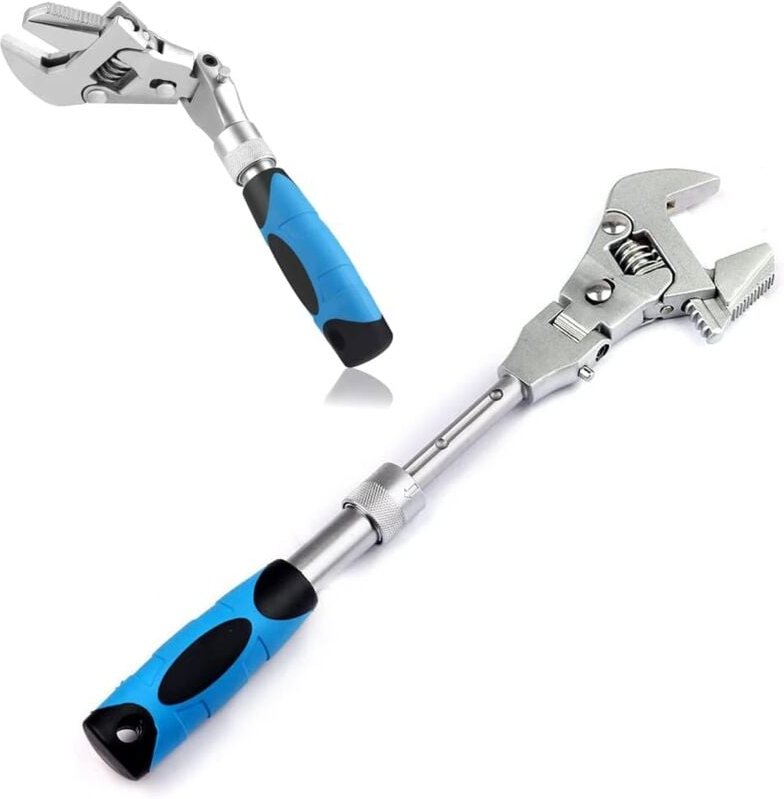 180° drehbarer Ratschen-Multifunktionsschlüssel, verstellbarer Schraubenschlüssel für Kfz-Reparatur, Heimreparatur