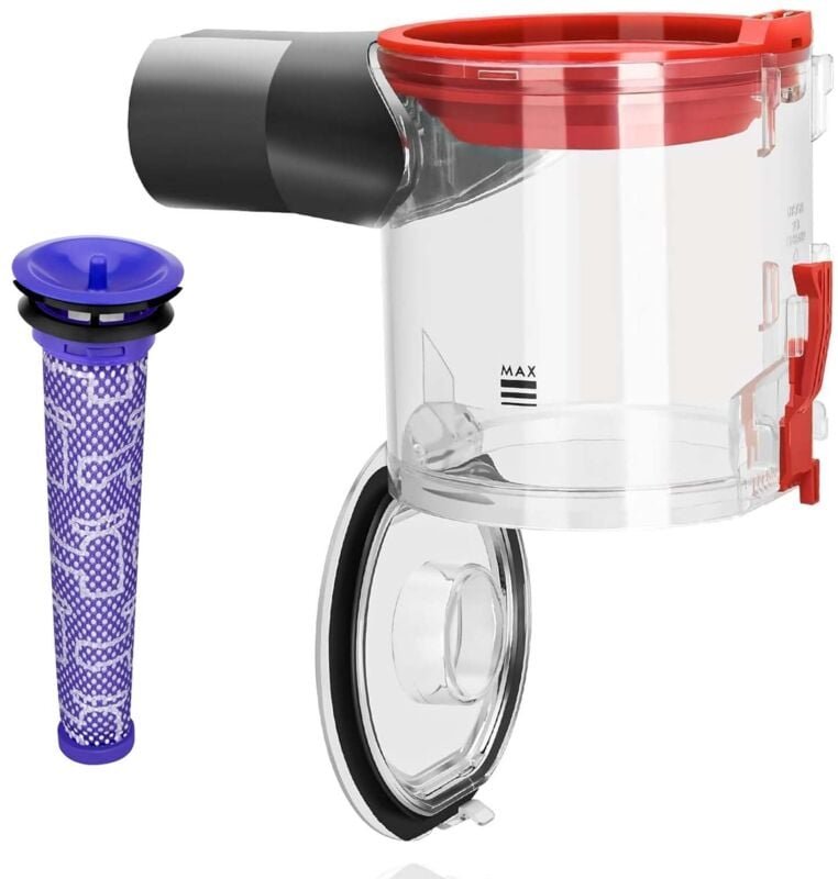 Staubbehälter für Dyson V7 V8 SV10 SV11 Staubsauger, Hochwertiger Staubsammeltopf Ersatzteile, Dyson Staubeimer & Abfall...