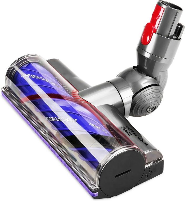 Anti-Verwicklungs Bodenbürste Kompatibel mit Dyson V7 V8 V10 V11 V15 Staubsauger, Ersatzteile Bürstenkopf mit Direktantr...