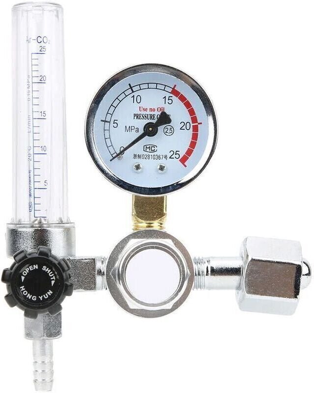 Argon-CO2-Durchflussmesserregler für MIG/TIG-Schweißen, Argon-CO2-Manometer, Argon-CO2-Durchflussmesserregler, Manometer...