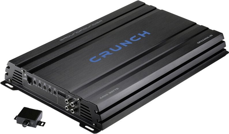 GPX4400.1D 1-Kanal Digital Endstufe 4400 w Lautstärke-/Bass-/Höhen-Regelung Passend für (Auto - Crunch