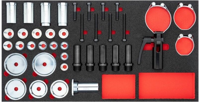 VIGOR Erweiterungs Satz, Kompakt-Radlager Montage, 40-tlg., Anzahl Werkzeuge: 40