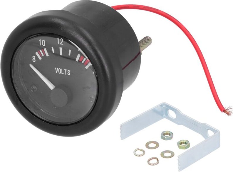 12V Marine-Spannungsanzeige 52mm 2.04 Zoll IP67, universelle Lichtanzeige für Yacht, Auto, Haushalt.