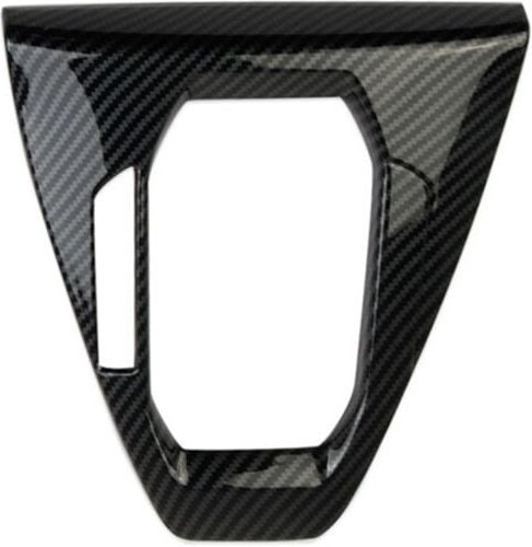 Center Console Gear Shift Panel Cover Trim für 2024 Innenzubehör Carbon Fiber-AT