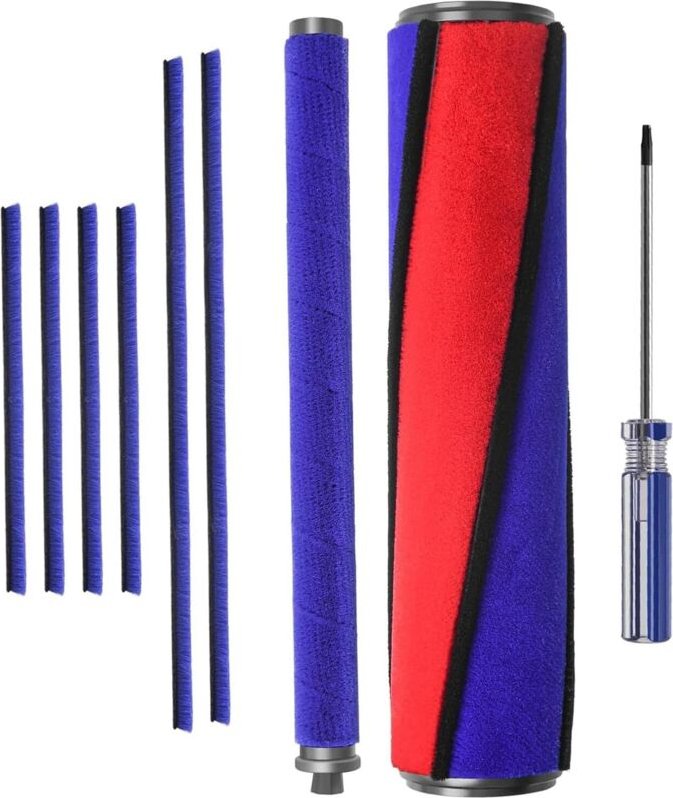 Bürste Ersatzbürste für Dyson V6 V7 V8 V10 V11 Ersatzteile, Softwalze für Dyson Staubsauger Zubehör Weiche Walzenbürste ...