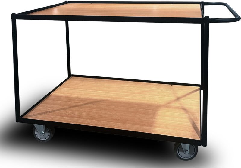 Tischwagen 99x60cm H102cm für Garage Werkstatt Lager Massiv Rolltisch Lagerwagen Plattformwagen Handwagen