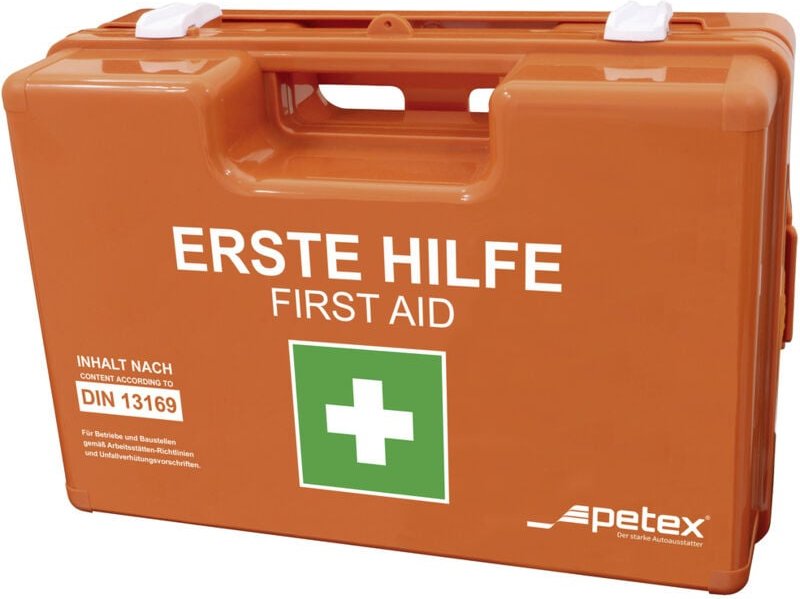 43924035 Erste Hilfe Koffer din 13169 350 x 140 x 240 Orange - Petex
