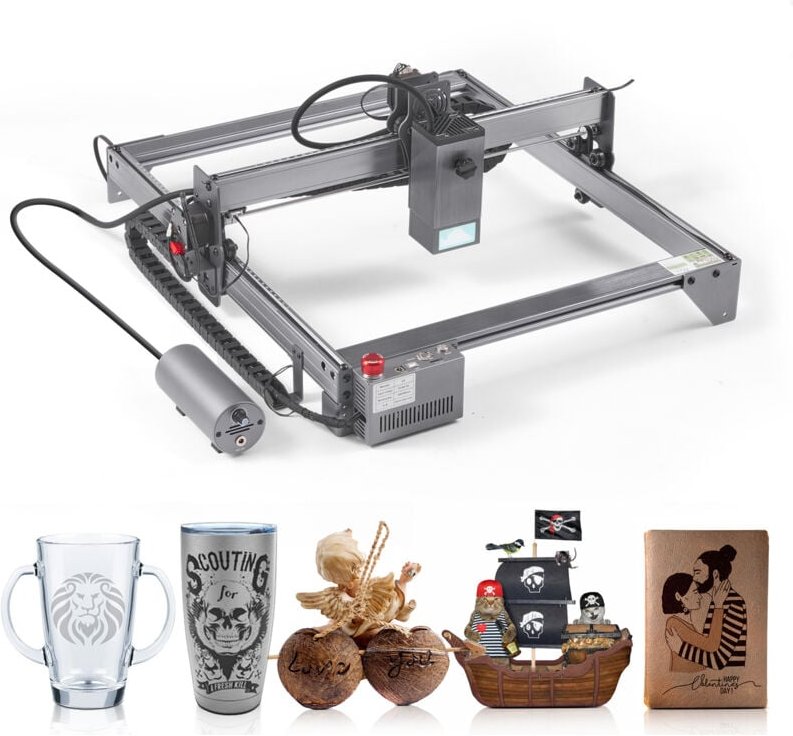 Lasergravierer, 20 w, Lasergravurmaschine, 15,7 x 15,7 Zoll, großer Arbeitsbereich, 10000 mm/min Geschwindigkeit, Augens...