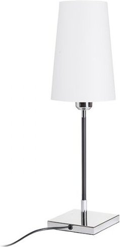 Lulu Tischleuchte weiss/schwarz chrom 230V E27 28W