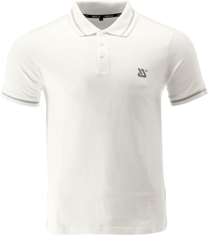 Poloshirt 100% Baumwolle 200g/m² weiß Gr. XL