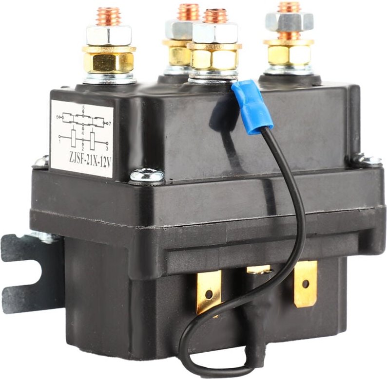12V 250A Seilwinden-Magnetrelais-Schütz für Pkw, UTVs und SUVs mit 3000-5000lb Seilwinden