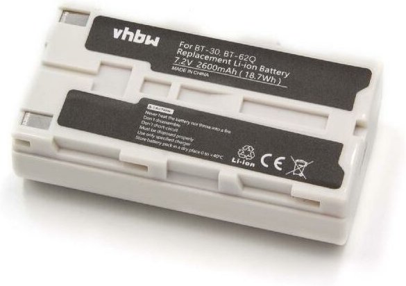 Vhbw - Akku kompatibel mit Topcon Field Controller FC100, FC-100, FC120, FC-120, FC200, FC-200 Messgerät (2600mAh, 7,4V,...
