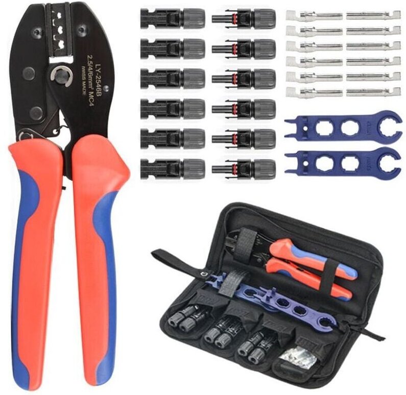 ZVD - Pince à sertir Mc4 connecteur photovoltaïque pince à sertir outillage à main 28 pièces