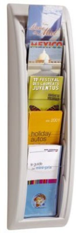 Paperflow Prospekthalter quick blick 4062.02 5Fächer grau