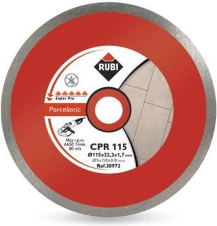 Rubi CPR 125 Superpro Diamantscheibe grau 125 mm