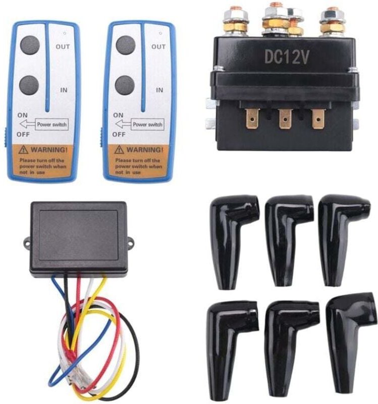 12V 500A Seilwinden-Magnetrelais-Kit für LKW, ATV, 5.500 bis 12.000 lb