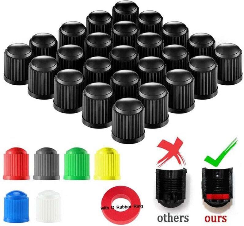 10er-Packung Ventilkappen für Autoreifen, Ventilkappen für Autos, SUVs, Motorräder, Fahrräder - Passend für alle Schrade...