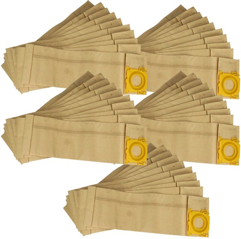 vhbw 50x Staubsaugerbeutel kompatibel mit Sebo 470 Electronic, Air belt C, Airbelt C 2.1 Staubsauger - Papier, 23,5cm x ...