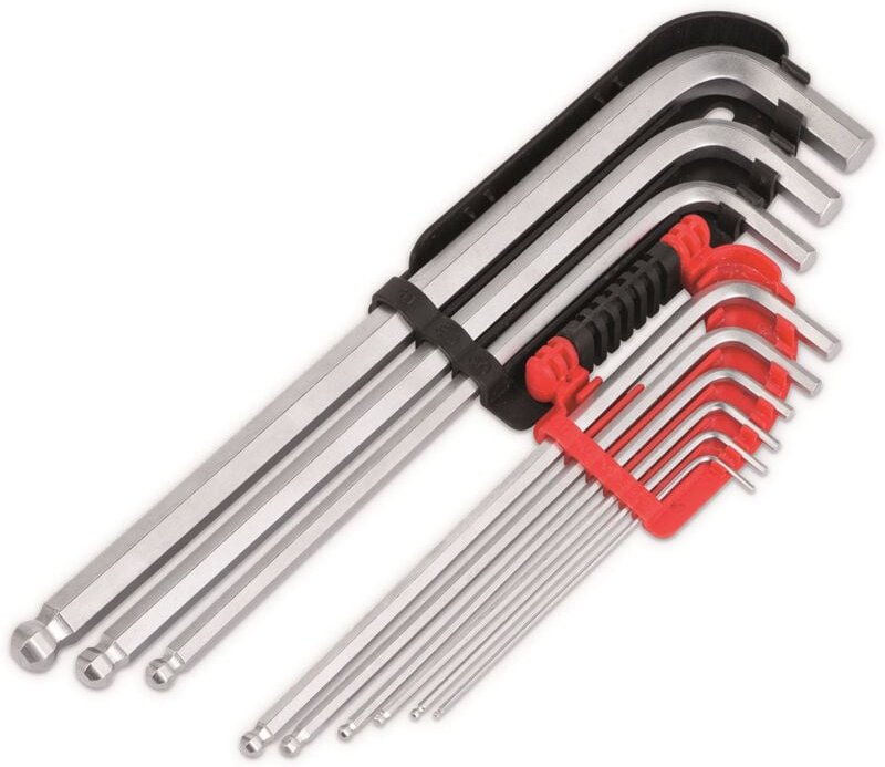 Lange Sechskantschlüssel 9 Stück