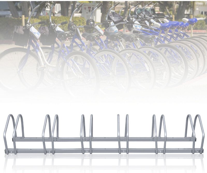 Wolketon Fahrradständer Aufstellständer Fahrrad Bodenständer Fahrrdhalter Bike 6 Räder