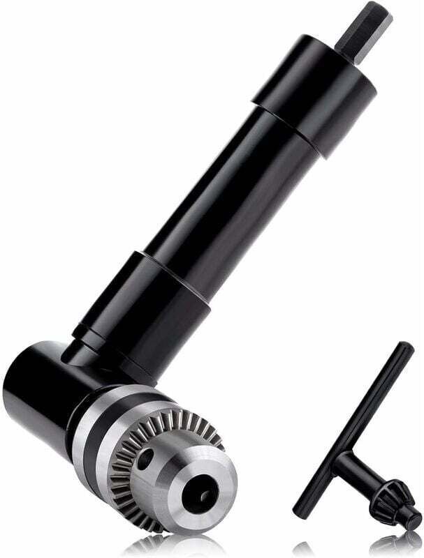 Winkelbohrfutter, 90°-Winkelbohrfutter mit Selbstklemmung, 1–10 mm elektrischer Schaft, Bohrverlängerungswerkzeug