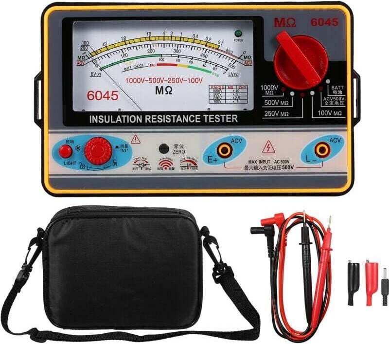 KZQ - 1000 v 2000 mω Isolationswiderstandstester, digitales Megohmmeter Isolationstester Auto Range