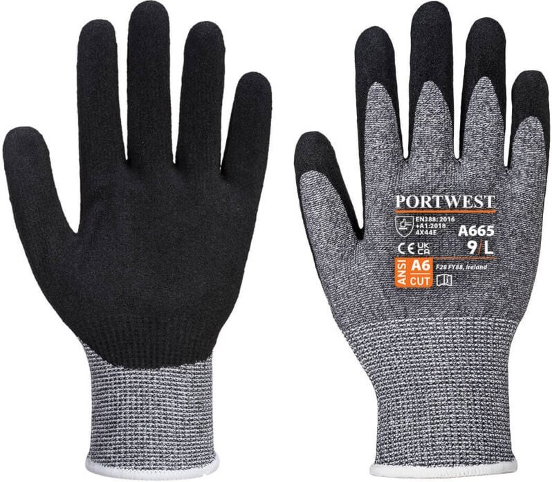 VHR Advanced Cut E Grau S Handschuhe - Größe 7
