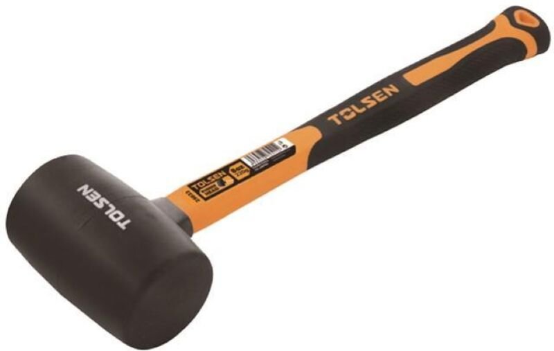 Gummihammer Faserstiel 225gr Tolsen