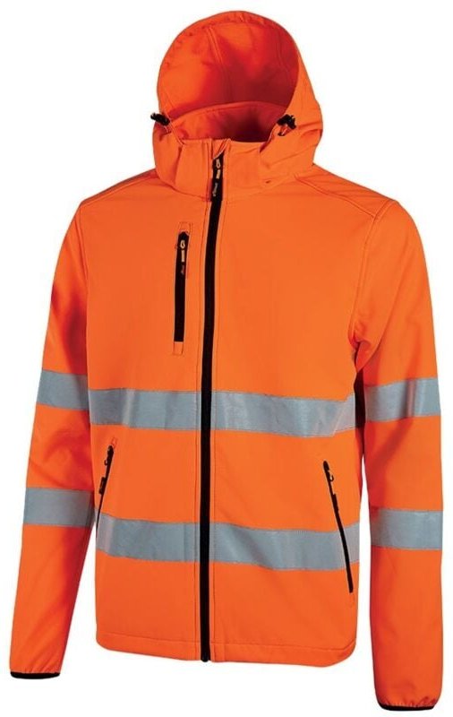 U-Power Cursa Warnschutz-Softshelljacke - XXXL - Orange