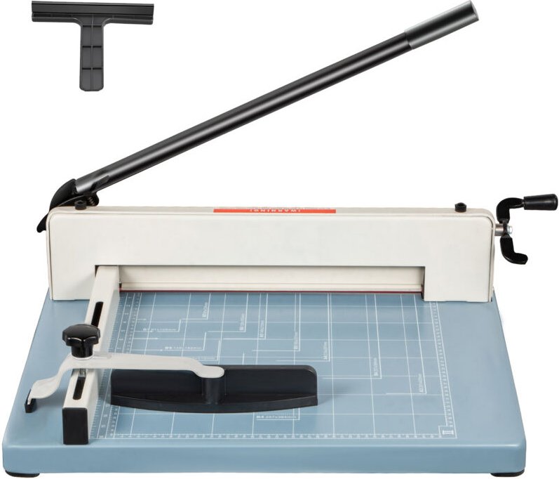 Mophorn Industrie-Papierschneider A3, 17 Zoll Hochleistungs-Schneidemaschine, 500-Blatt-Kapazität mit klaren Schneidefüh...