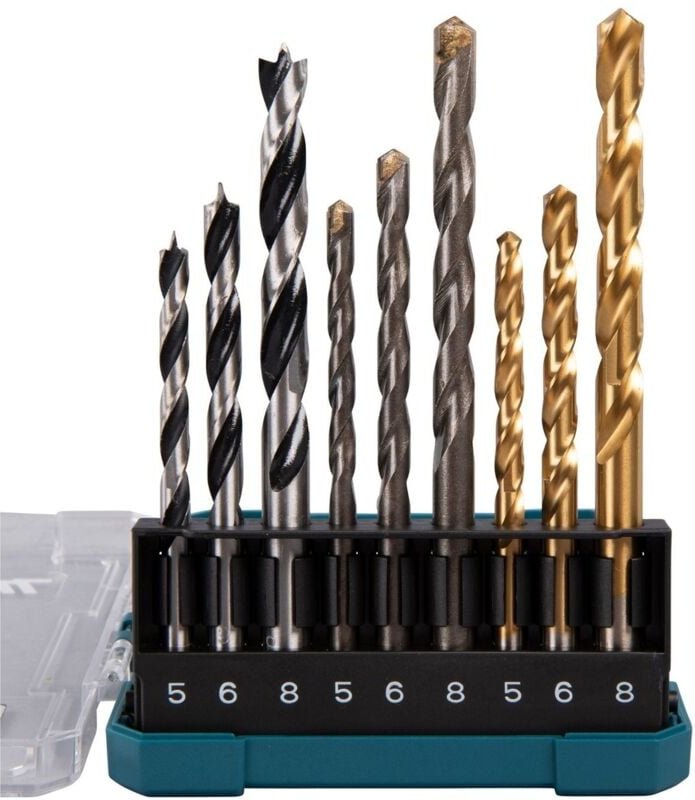 Bohrer Sortiment 9tlg. - D-71962 - Makita