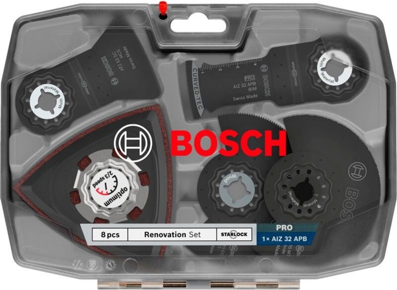 Bosch Renovierungs-Set, Multitool-Sägeblätter, 8-tlg.