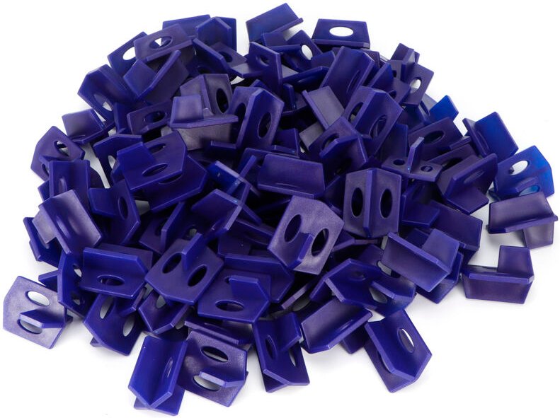 200-teiliges Fliesenverlegesystem mit Clips, Fliesenabstandshaltern, für Boden- und Wandfliesen aus Keramik, Baumaterial...