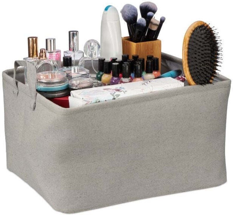 Storage basket with handles