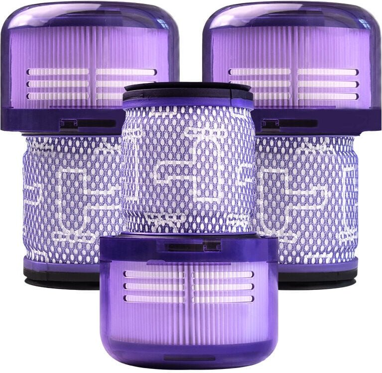 Smyidel Filter für Dyson V12, 2 Stück waschbarer HEPA-Ersatzfilter für Dyson V12 Detect Slim Absolute Extra Total Clean ...