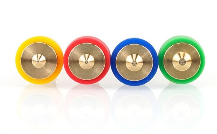 Stück Messing-Titan-Düse 0,25/0,4/0,6/0,8 mm Heatbreak für Hotend-Extruder