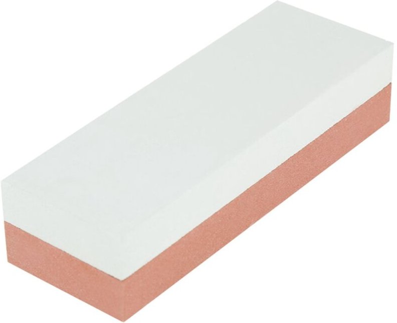 Doppelseitiger Küchenmesserschärfer, Körnung 400 und 1500, grüner und roter Korund-Schärfstein