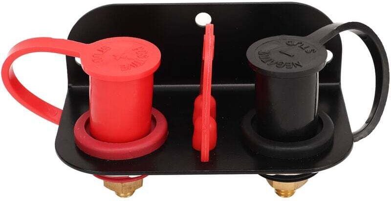 M10x2 Kfz-Fernbatterieklemmen, Starthilfekabel, Ladeadapter für UTV, ATV, LKW, Wohnmobil, Traktor, Rasenmäher, Boot