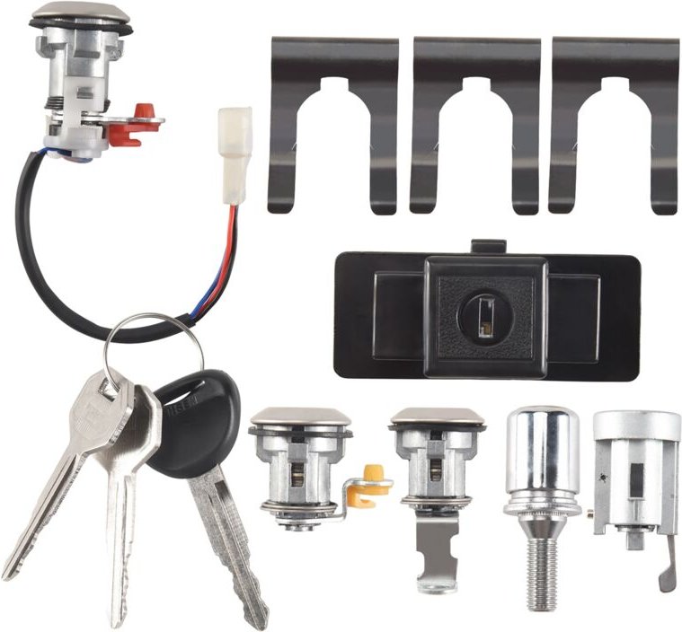 Tlily - Auto Schloss Zylinder & SchlüSsel für Montero MK2 V31 V32 MR259744