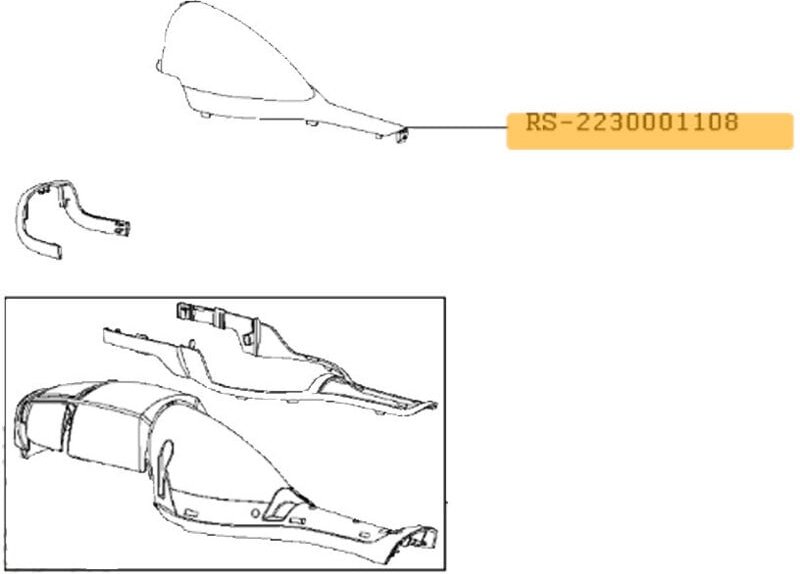 Ersatzteil - Oberteilverkleidung - Rowenta