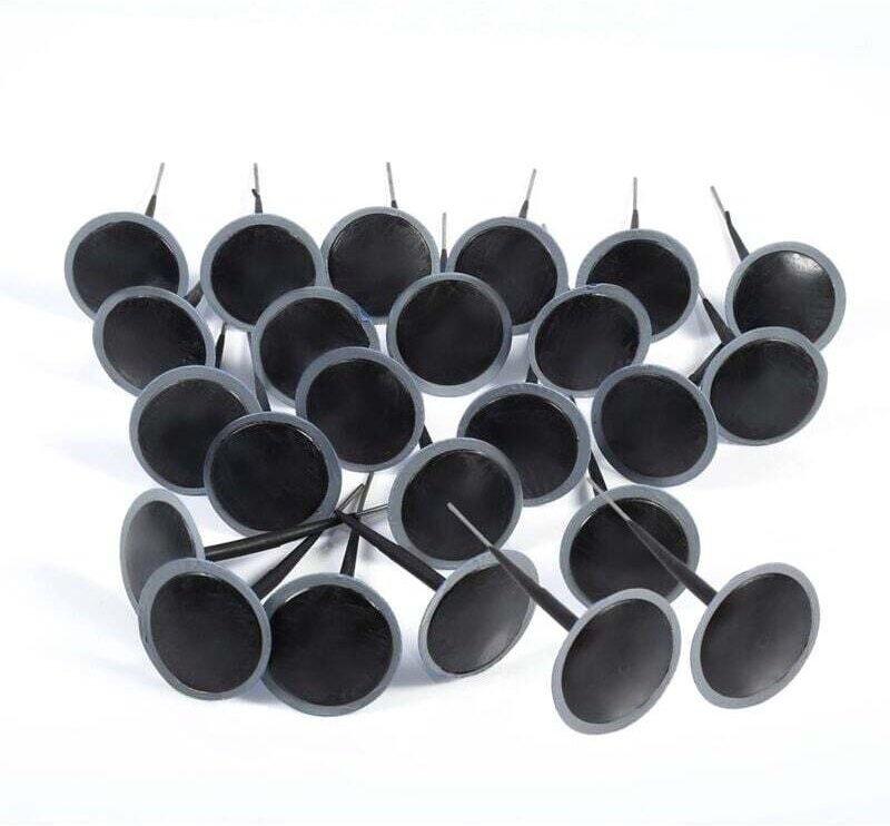 24 Pièces Réparation Crevaison Pneu Tubeless Automatique Filaire 4 5 Mm Patch Prise Champignon