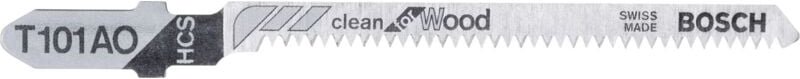 3x Stichsägeblatt t 101 ao Clean for Wood - 2608630559 - Bosch
