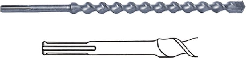 Punta elicoidale attacco sds 28 x 570 mm