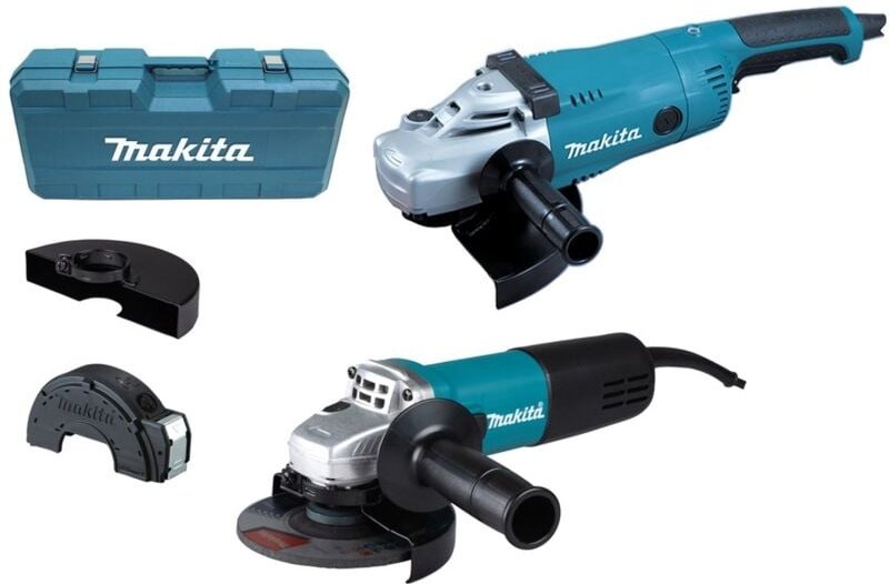 Winkelschleifer-Set, DK0054G, incl. Zubehör, Transportkoffer - Makita